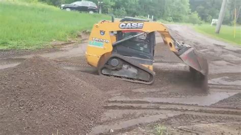 grading skid steer|grading driveway with skid steer.